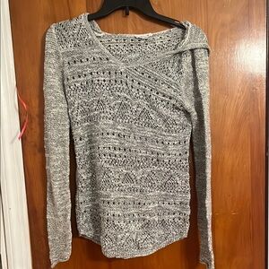 Cloud Chaser Black and White Knit Top